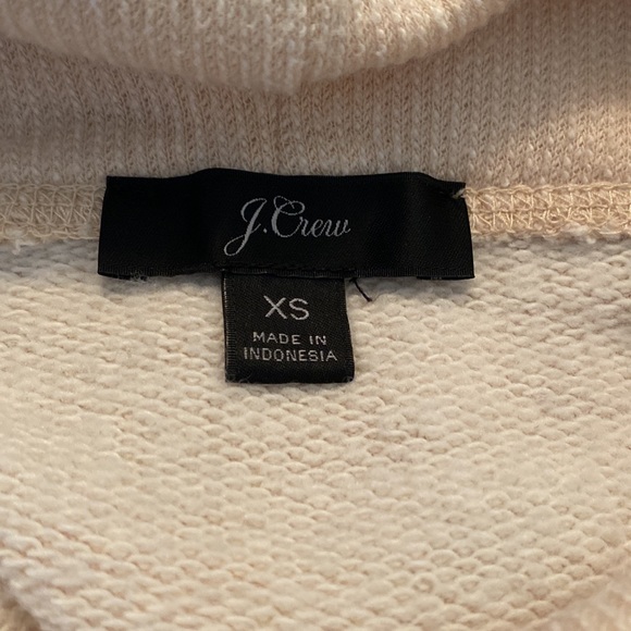 J. Crew Funnelneck Fleece Sweatshirt - Picture 6 of 9